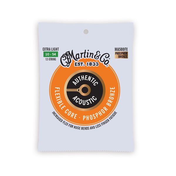 Authentic Acoustic Flexible Core Guitar Strings Phosphor Bronze image number 0